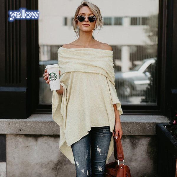 Women's Fashion Off Shoulder Tops