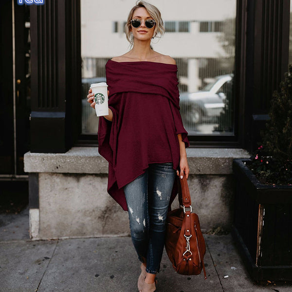 Women's Fashion Off Shoulder Tops