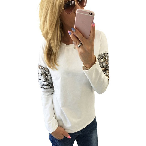 Casual Women Long Sleeve O-Neck Fashion Sweater