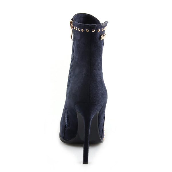 Autumn Winter Plush Rivet Boots