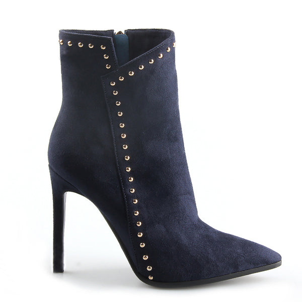 Autumn Winter Plush Rivet Boots