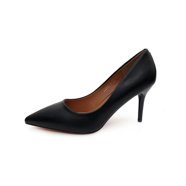 Fashion PU Leather High Heels Women Pumps Pointed Toe Women Stiletto Pump Shoes