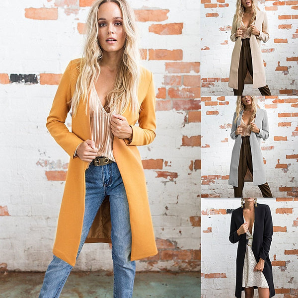 Women Long Sleeve Slim Woolen Casual Sweater