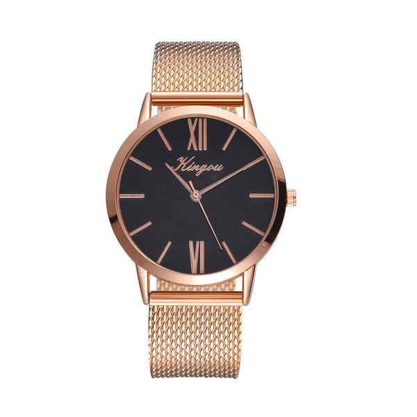 Rose Gold Casual Wrist Watch