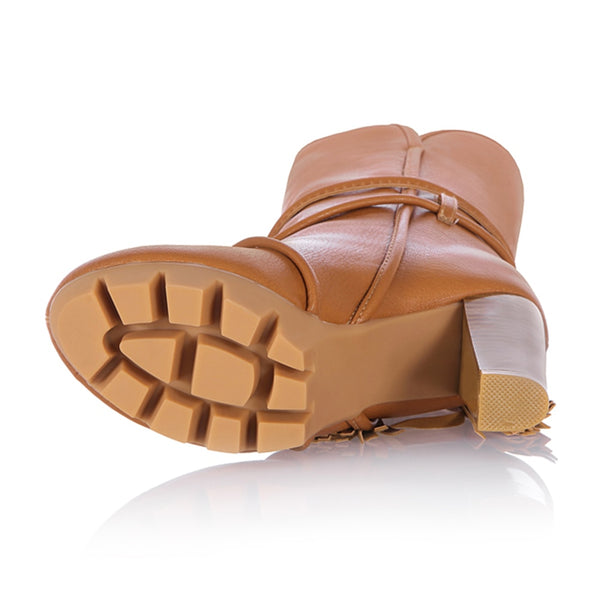 Inside Out Fringe Womens Boots
