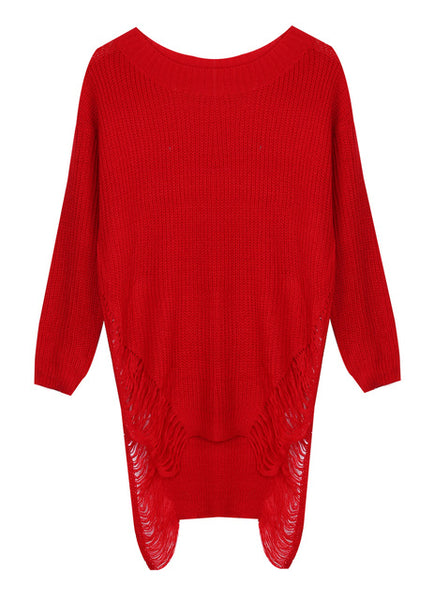 Women Autumn Long Sleeve Knit Slim Sweater
