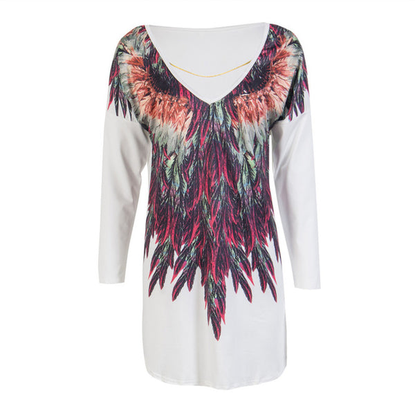 Womens Backless Loose Long Sleeve Cotton Casual Shirt Top Blouse