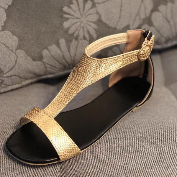 Fashion Women's Open Toe Breathable Buckle Strap Sandals