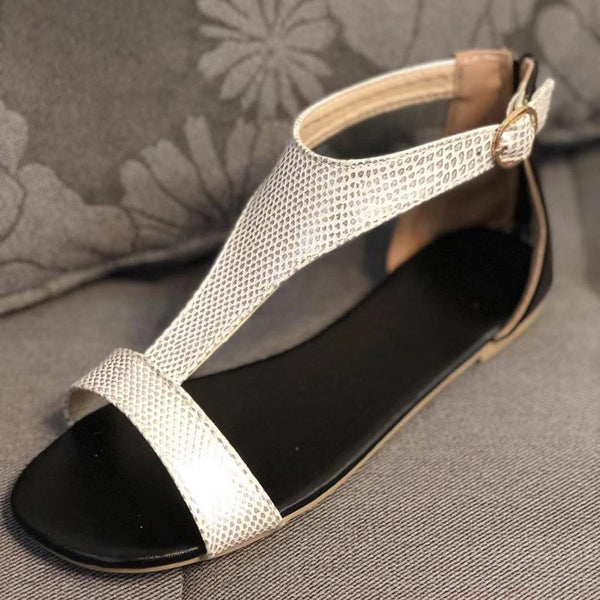 Fashion Women's Open Toe Breathable Buckle Strap Sandals