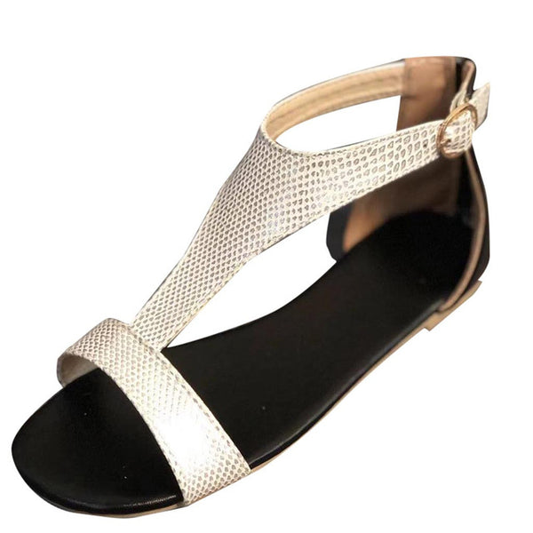 Fashion Women's Open Toe Breathable Buckle Strap Sandals
