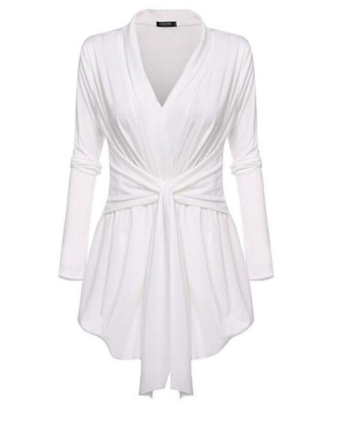 Fashion Long Sleeve Belted Sweater Cardigan