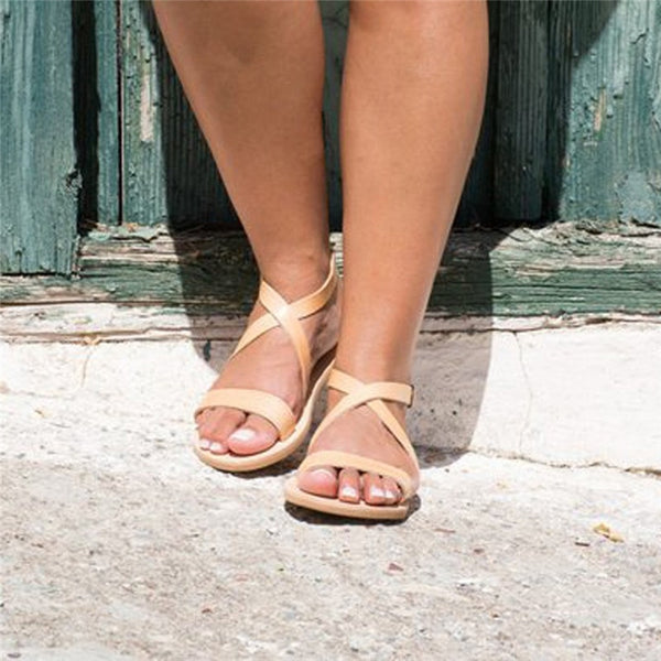 Slip-On Peep Toe Casual Woman Gladiator Sandals
