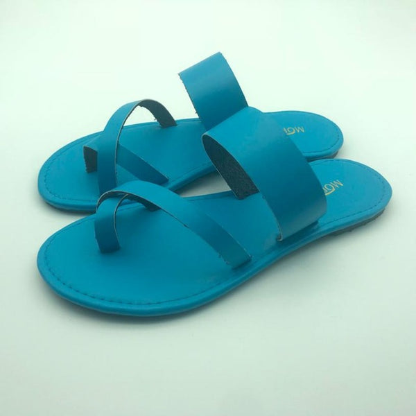 Women's Flat Strappy Gladiator Flip Flop Sandal Shoes