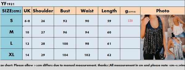 Women Fashion Sequined Sexy Sleeveless Ladies Tank Tops