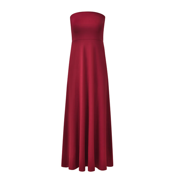 Women Sexy Halter Solid Fit and Flare Backless Cross Strap Sleeveless Women Dresses
