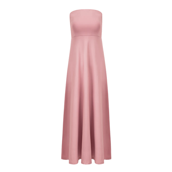 Women Sexy Halter Solid Fit and Flare Backless Cross Strap Sleeveless Women Dresses